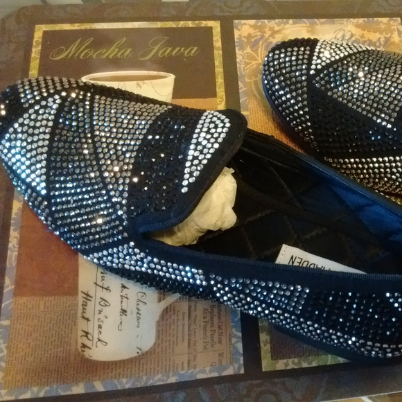 steve madden rhinestone shoes